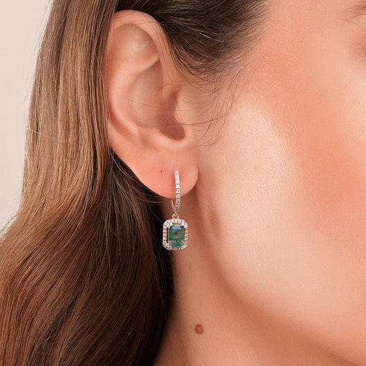 Aretes de Ágata Planta Acuática - Image 10