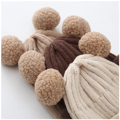 Gorro Bebé Calidez Orejeras Osito Tejido Lana Suave - Image 11
