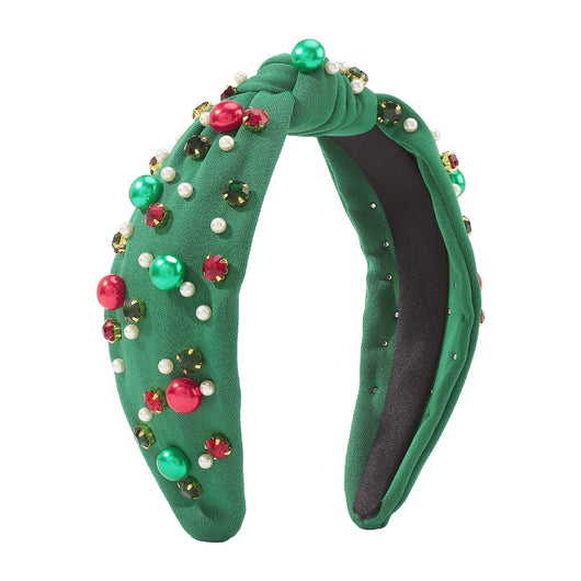 Diadema Navideña de Lujo con Diamantes y Contraste de Colores - Image 16