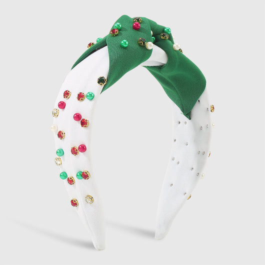 Diadema Navideña de Lujo con Diamantes y Contraste de Colores - Image 19