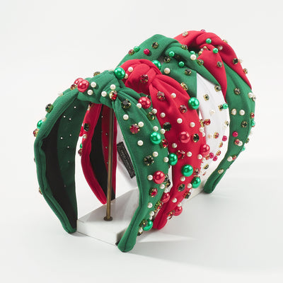 Diadema Navideña de Lujo con Diamantes y Contraste de Colores - Image 21