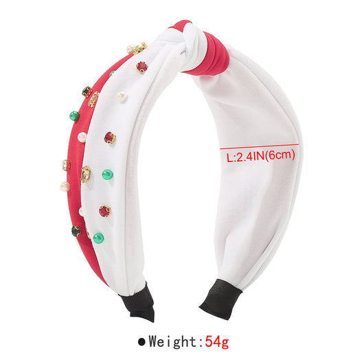Diadema Navideña de Lujo con Diamantes y Contraste de Colores - Image 26