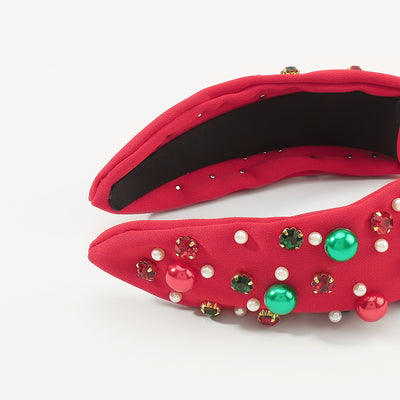 Diadema Navideña de Lujo con Diamantes y Contraste de Colores - Image 27