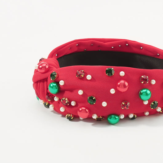 Diadema Navideña de Lujo con Diamantes y Contraste de Colores - Image 28