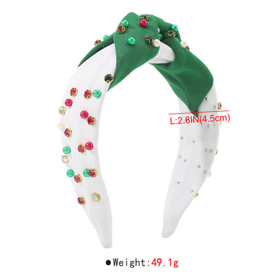 Diadema Navideña de Lujo con Diamantes y Contraste de Colores - Image 29