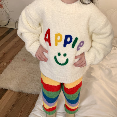 Pijama Infantil Arcoíris con Letras para Niños y Niñas - Image 14