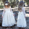 Vestido Princesa con Encaje y Estampado de Rosas