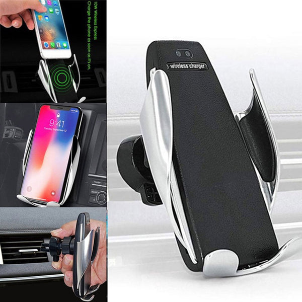 Cargador Inalámbrico para Auto 10W con Soporte Magnético S5