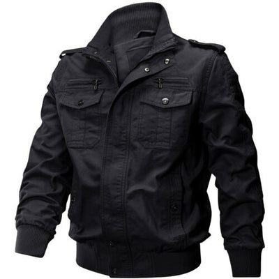 Chaqueta de Trabajo Suelta en Algodón