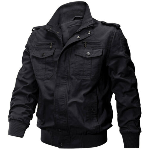 Chaqueta de Trabajo Suelta en Algodón