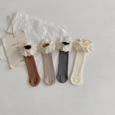 Calcetines de Encaje Morandi sin Talón - Diseño Coreano Elegante - Image 5