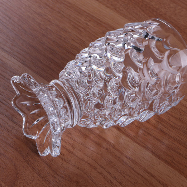 Vaso de Sirena de Vidrio Transparente para Jugos y Bebidas