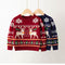 Suéter Navideño Infantil con Reno - Pullover de Invierno para Niñas