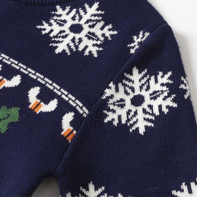 Suéter Navideño Infantil con Reno - Pullover de Invierno para Niñas - Image 11