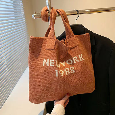 Bolsa Tejida de Gran Capacidad para Llevar a Mano - Image 14