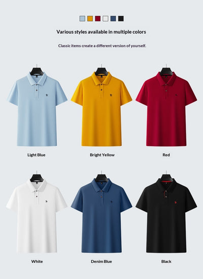 Polo de Algodón Piqué Mercerizad Doble Tejido con Cuello Solapa para Hombre - Image 17