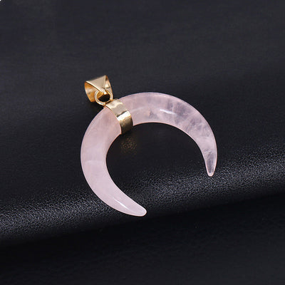 Collar con Dije de Luna y Cristal Semiprecioso - Image 5
