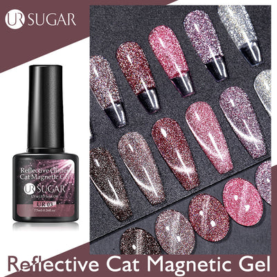 Esmalte Gel Efecto Ojo de Gato con Cristales Diamante - Image 11