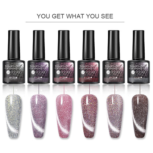 Esmalte Gel Efecto Ojo de Gato con Cristales Diamante - Image 12