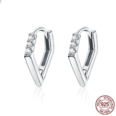 Aretes de Plata 925 Geométricos Irregulares - Image 7