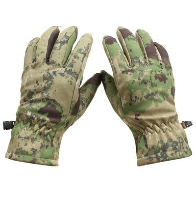 Guantes Tácticos de Cuero de Tiburón Camuflaje Resistentes al Viento - Image 14