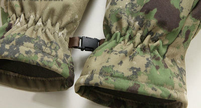 Guantes Tácticos de Cuero de Tiburón Camuflaje Resistentes al Viento - Image 16