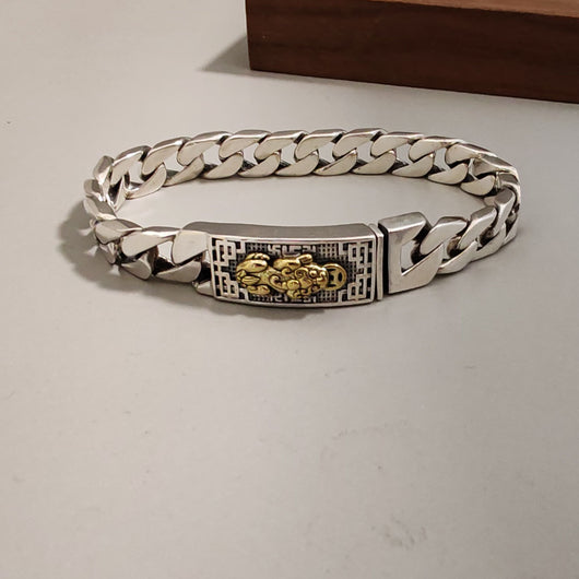 Pulsera Cubana de Plata S925 - Joyería Versátil para Hombre y Mujer - Image 10