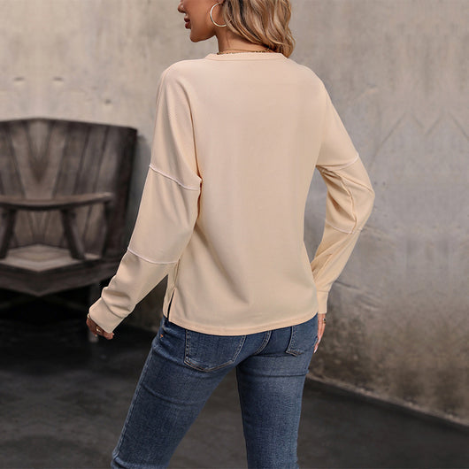 Blusa Térmica de Manga Larga en Punto Waffle para Mujer - Image 4