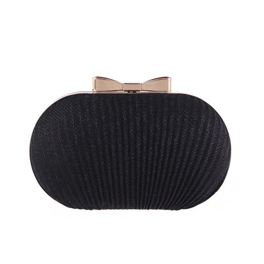Bolso de Cena Plisado Mariposa en Tonos Huevo de Ganso - Image 6