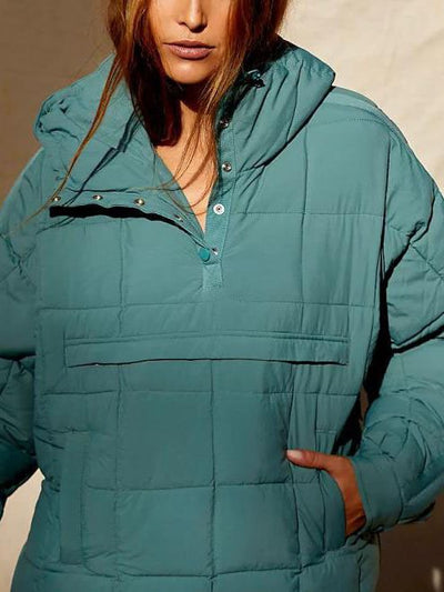 Abrigo de Algodón con Capucha para Mujer - Image 19