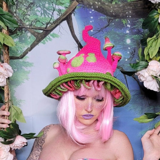 Gorro de Lana Tejida con Ala Ancha Creativa - Image 12