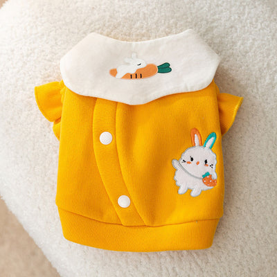 Suéter Fino para Perro con Estampado de Zanahoria y Conejo - Image 10