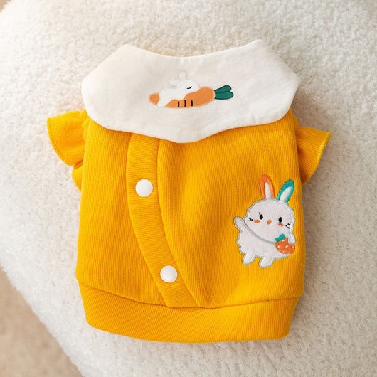 Suéter Fino para Perro con Estampado de Zanahoria y Conejo - Image 10