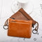 Billetera Retro de Cuero Genuino con Compartimento para Monedas