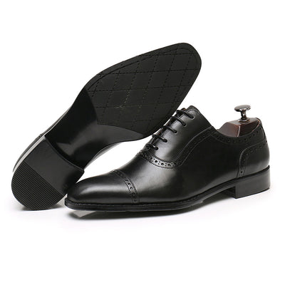 Zapatos Oxford de Cuero Brogue para Hombre - Calzado Ejecutivo Premium - Image 8