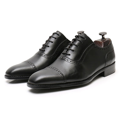 Zapatos Oxford de Cuero Brogue para Hombre - Calzado Ejecutivo Premium - Image 10