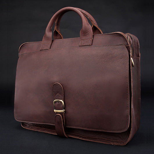 Maletín Ejecutivo de Cuero Genuino para Hombre - Image 7
