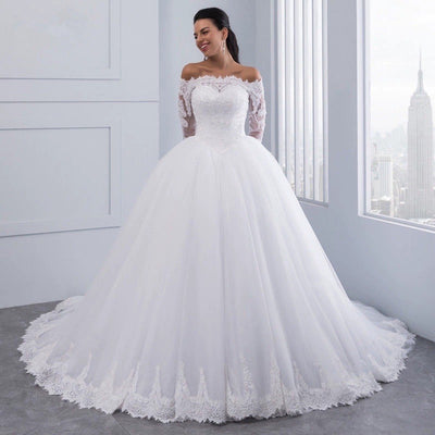 Cola de Encaje Nupcial para Vestido de Novia - Image 9