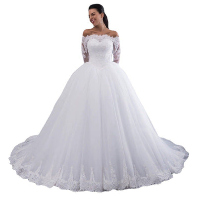 Cola de Encaje Nupcial para Vestido de Novia - Image 13
