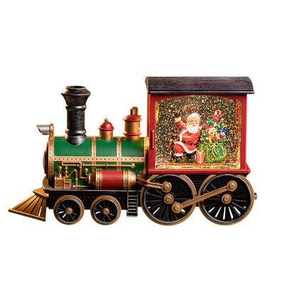 Caja de Música Tren Navideño Santa Claus - Image 14