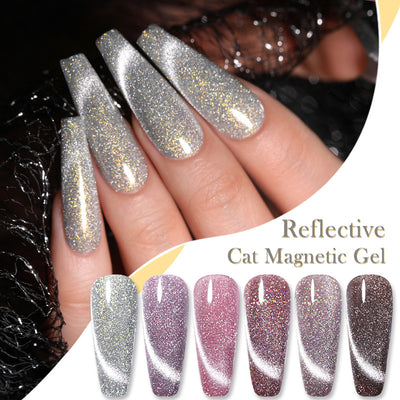 Esmalte de Uñas Gel Efecto Ojo de Gato Láser - Image 8