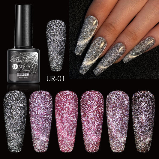 Esmalte de Uñas Gel Efecto Ojo de Gato Láser - Image 9