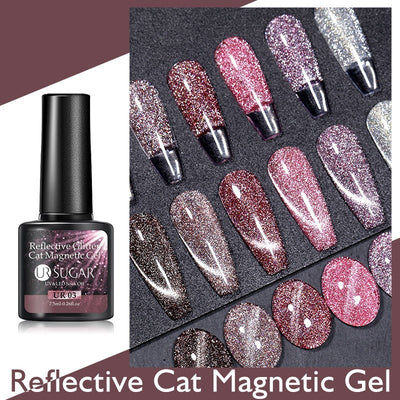 Esmalte de Uñas Gel Efecto Ojo de Gato Láser - Image 10