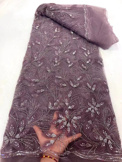 Vestido de Fiesta Elegante con Encaje Bordado y Flores de Cinta - Image 13