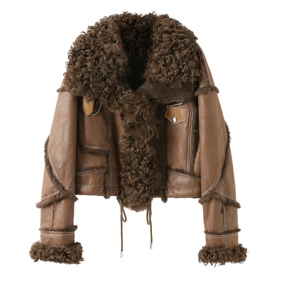 Abrigo de Piel de Conejo Nieve Importado para Mujer - Image 21