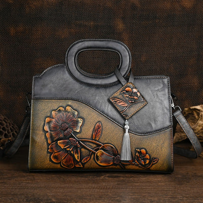 Bolso Crossbody Étnico Artesanal con Textura en Relieve para Mujer - Image 13