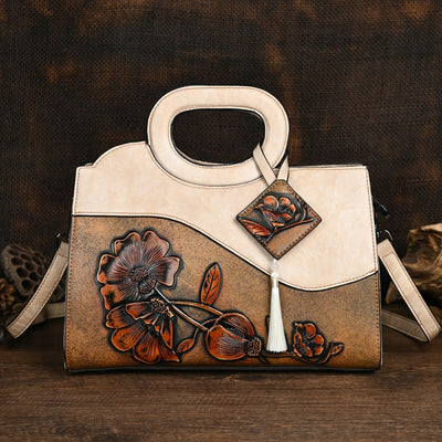 Bolso Crossbody Étnico Artesanal con Textura en Relieve para Mujer - Image 14