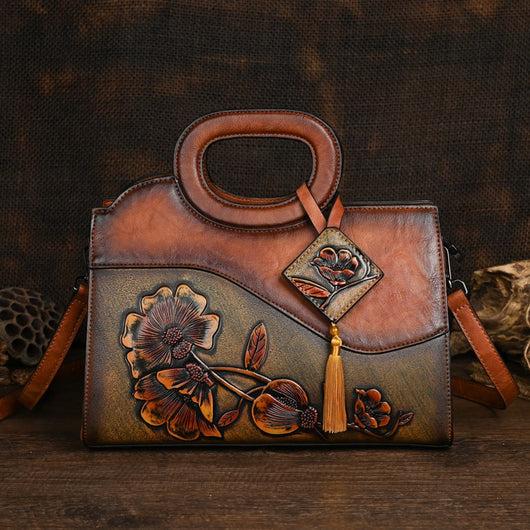 Bolso Crossbody Étnico Artesanal con Textura en Relieve para Mujer - Image 15