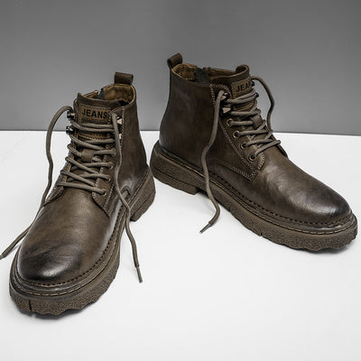 Botas de Trabajo Impermeables Estilo Británico para Hombre - Image 11