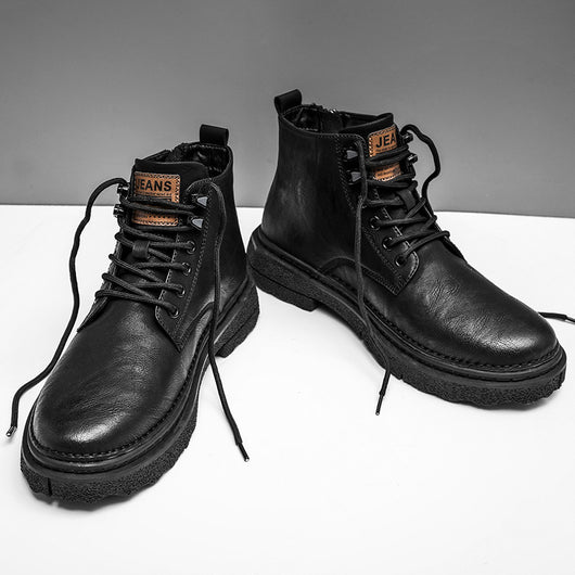 Botas de Trabajo Impermeables Estilo Británico para Hombre - Image 12
